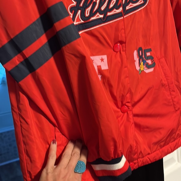 Tommy Hilfiger Button Fleece Varsity Jacket! - Picture 8 of 13
